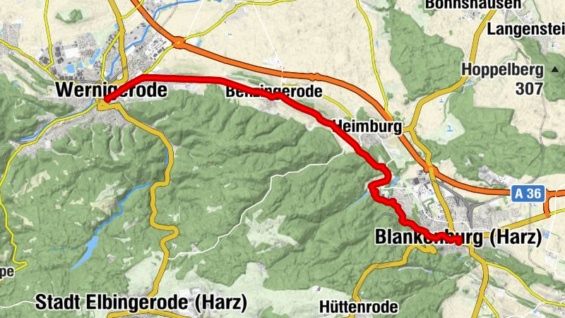 Rad-Reise im Harzvorland | 2. Etappe: Wernigerode -  Blankenburg
