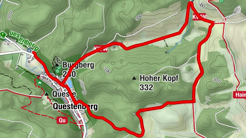 Rundwanderweg Questenberg Karstlandschaft