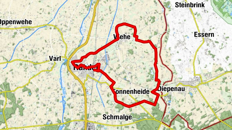 Rahden Tonnenheide-Tour / Radwanderweg 11