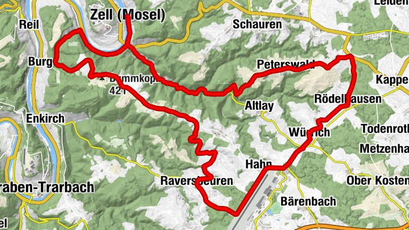 Panorama Tour Zell - Hunsrück meets Moselle
