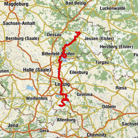 KOHLE | DAMPF | LICHT | SEEN- Radroute