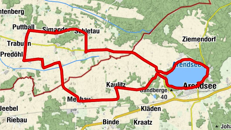 Fahrrradtour Lemgow-Arendsee