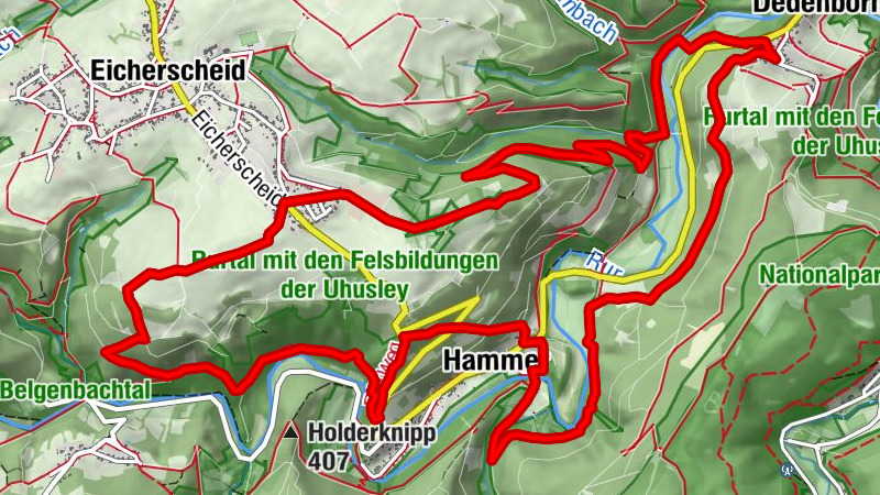 Partner path of the Eifelsteig - Heckenland route