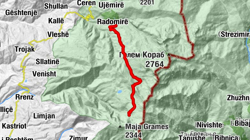 Crossing the Korab Mountains - Stage 4: Radomire - Grama