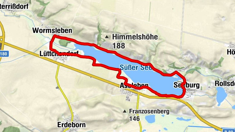 Rundwanderweg um den Süßen See