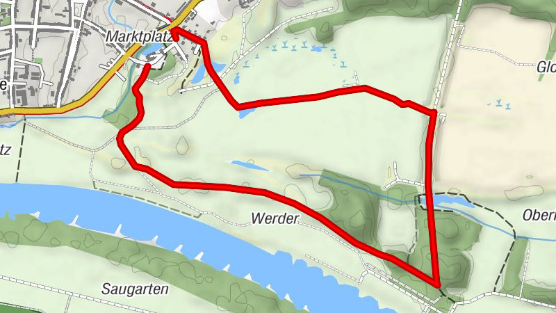 Auenpfad Oberluch Roßlau