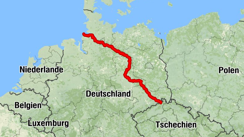 Fernradweg am 5. Juni 2022