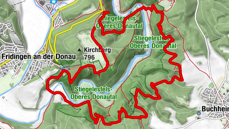 Donauberglandweg und DonauWelle Donaufelsen-Tour (Prädikatswanderwege), 18.5.23