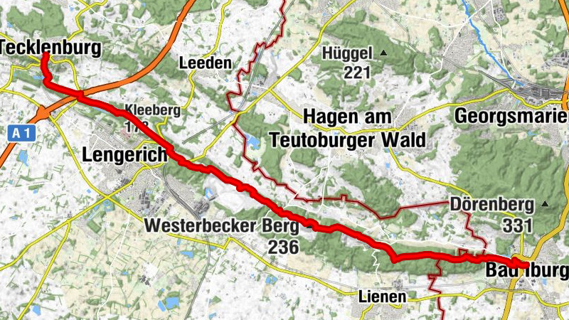 Fernwanderweg am 17. Juni 2023