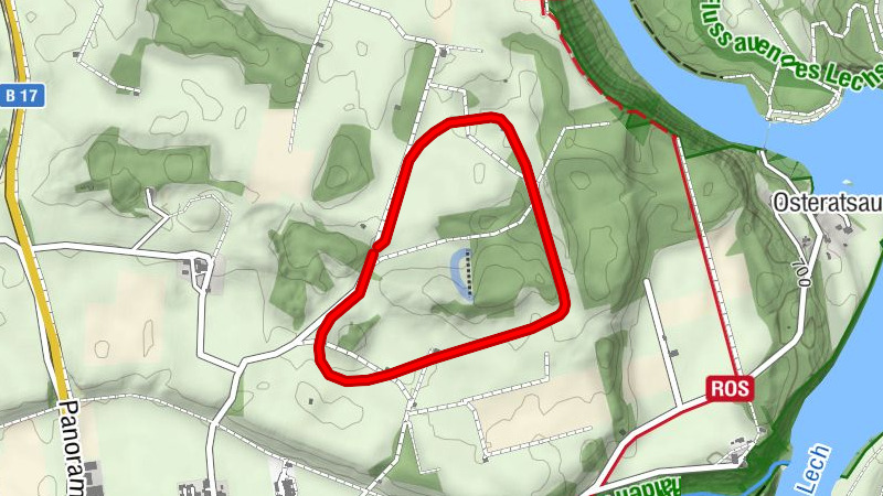 Große Langlaufschleife Hohenfurch