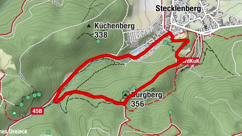 Rundwanderung um Stecklenberg