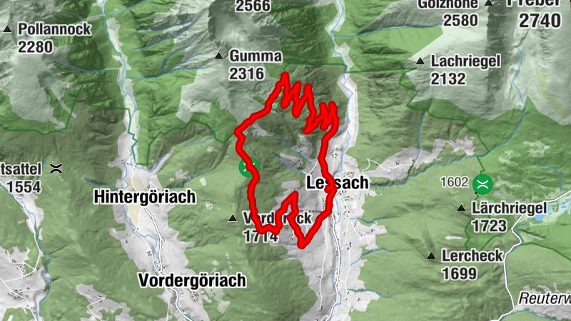 Nr. 25 - Wiesbergrundweg Lessach
