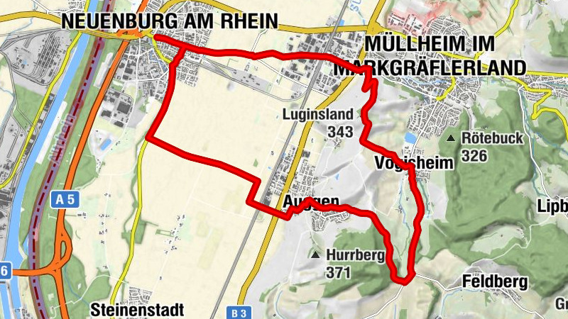 Rundwanderweg über Auggen und Vögisheim
