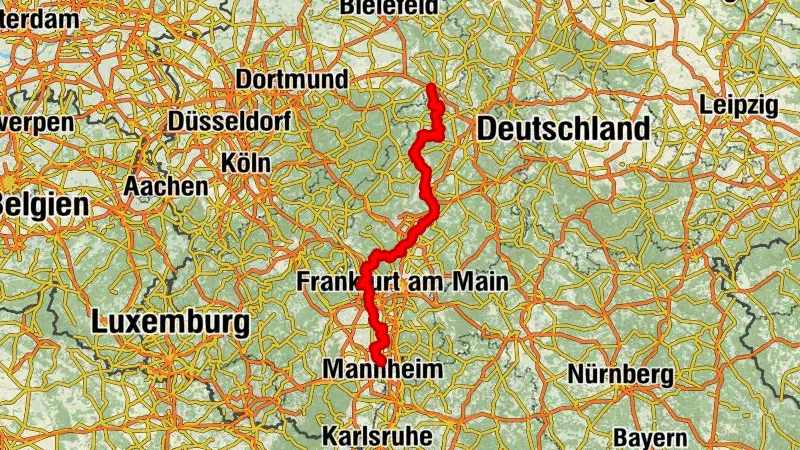 Hessischer Radfernweg R6