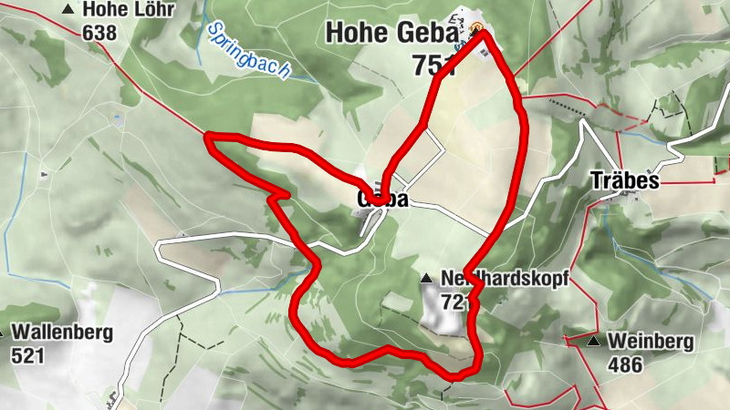 Dr. Malade -  Rhön - Rundweg - Hohe Geba