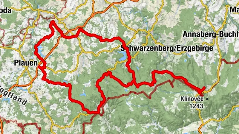 Rennrad: Vogtland Rad Marathon 2021 - große Runde