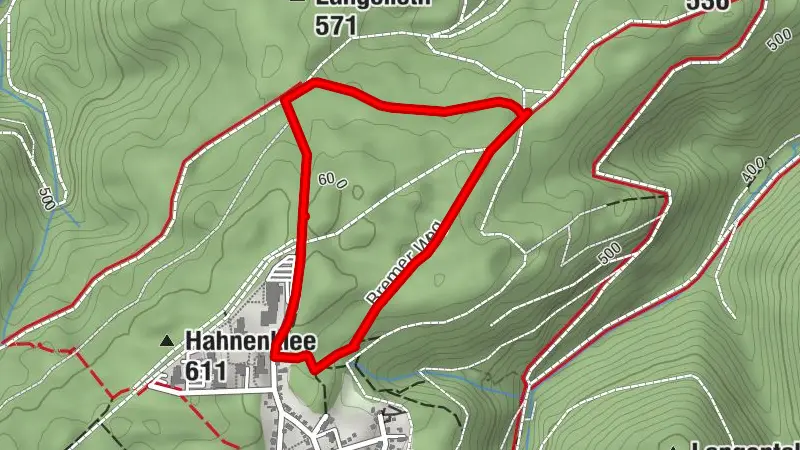 Schneeschuhwanderweg - Hahnenklee