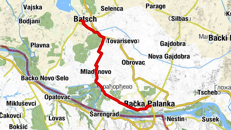 ST321 Bač - Bačka Palanka
