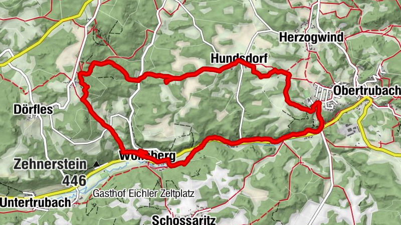 Rumdwanderung Obertrubach - Signalstein