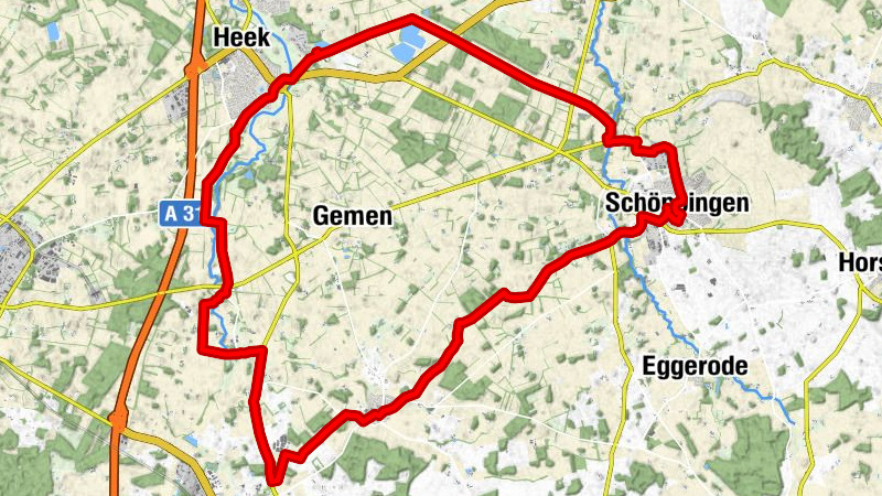 Vechte-Nord - Route 3