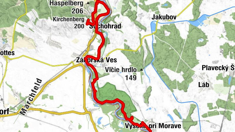 016a Grenzgänge mit Rad Stillfried - Hochstetten