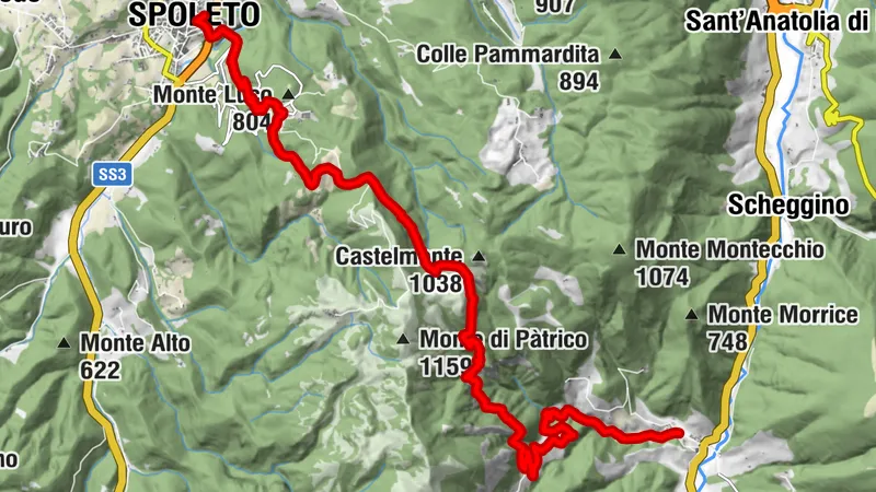 Camino di San Francesco | Etappe 13 Spoleto-Ceselli
