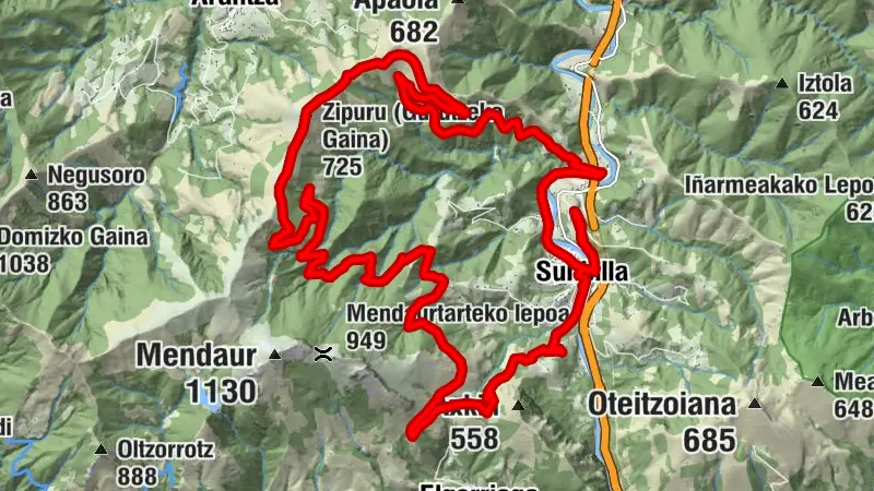 Añerdi - Ariztigain - Done Juanes Batailatzailen eta San Tiburzio eliza - Zipuru (Gurutzeko Gaina)