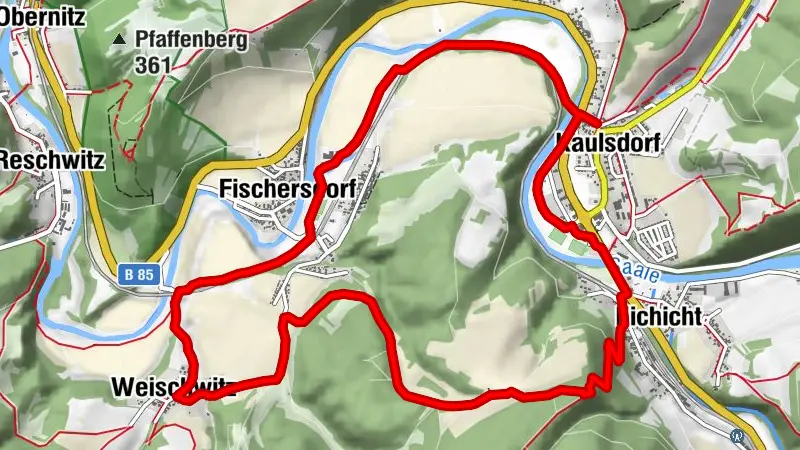 Rundweg - K7 - "Kaulsdorf" - Thüringen