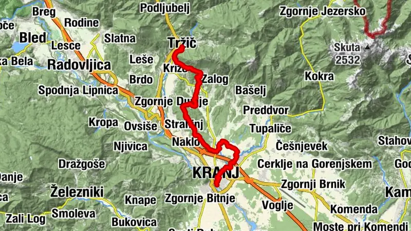 Cerkerv Sv. Boštjana, Fabijana in Roka na Pungartu - Cerkev Svetega Kancijana - Zavetišče v Gozdu - Tržič