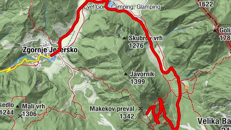 Zgornje Jezersko - Kočna - Štularjeva planina