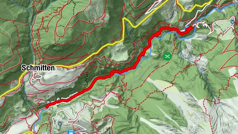 Davos Wiesen – Rastplatz Landwasserviadukt via Leidboda