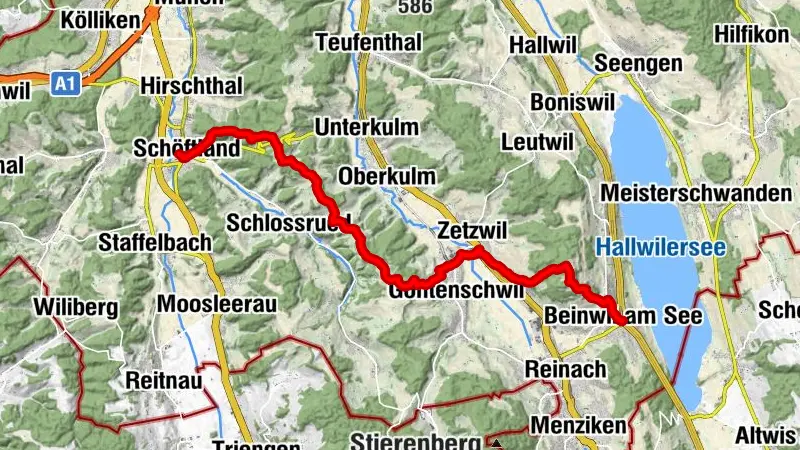 Aargauer Aussichtsweg (Schöftland - Beinwil am See)