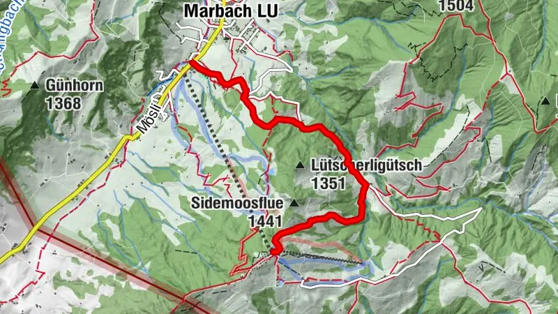 Schneeschuhtrail Marbachegg-Marbach