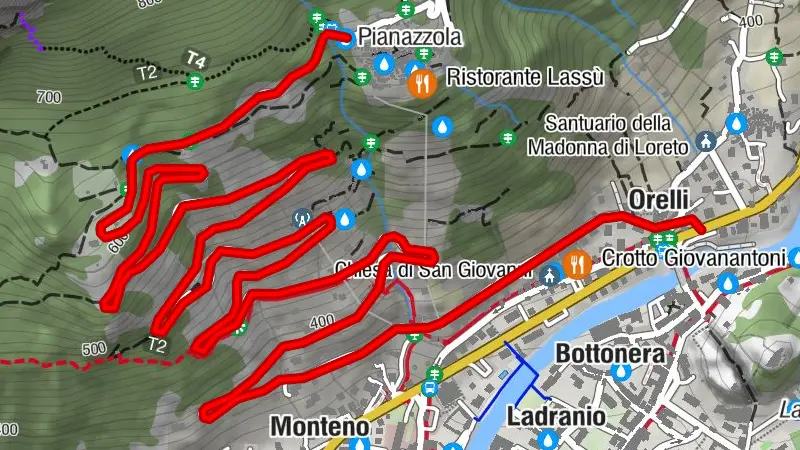 Da Chiavenna a Pianazzola