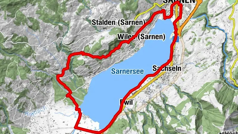 Rundwanderung um den Sarnersee