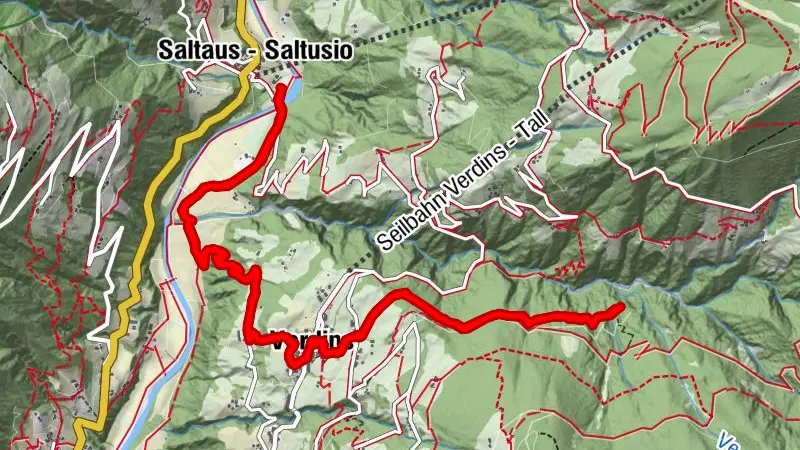 Von Saltaus zur Waalerhütte