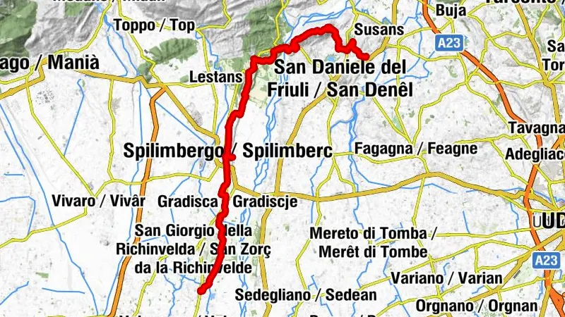 Romea Strata, Vienna-Roma, tappa #18