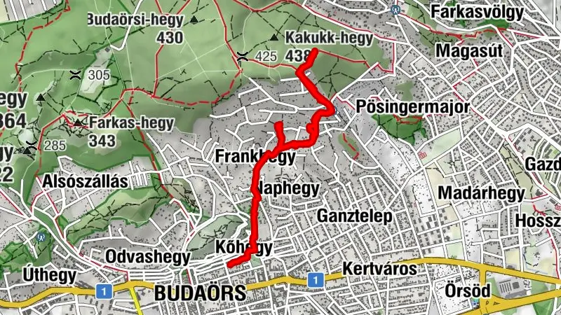 Budaörs, Frank-hegy (417m)