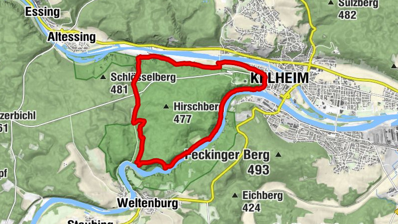 Keltenwall bei Kelheim