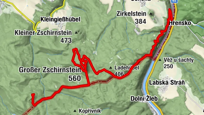 Forststeig - Etappe 1: Von Schöna zur Grenzbaude