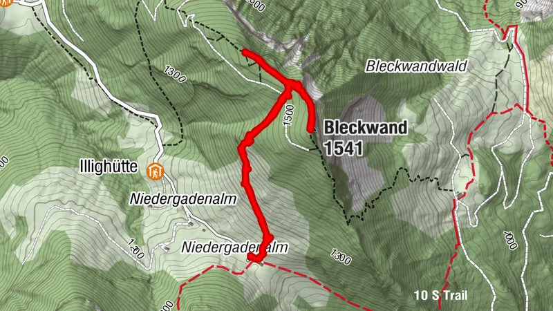 Bleckwand, Bleckwandfenster und höchster Punkt
