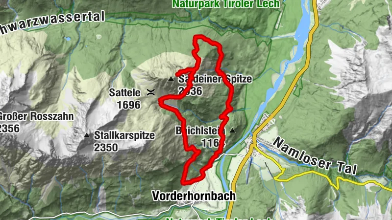 Saldeiner Spitze Wegeerkundungen