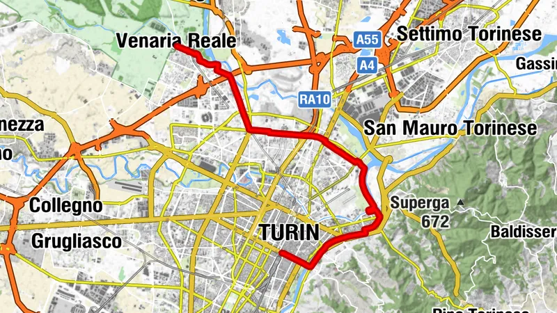 Radtourismusring nördlich von Turin - Etappe 6