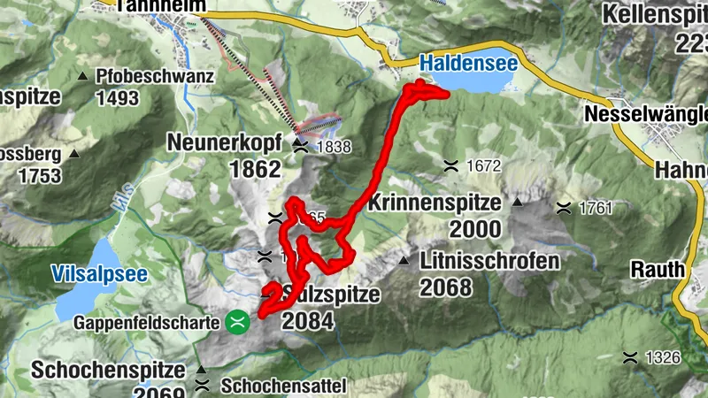 Aufstieg zur Sulzspitze (2084m) | Vom Haldensee durchs traumhafte Strindental