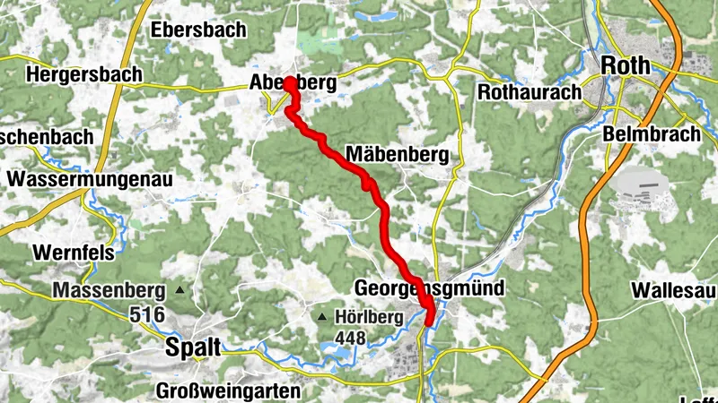 🥾Abenberg -> Georgensgmünd oder durch den Räuber- und Druidenwald
