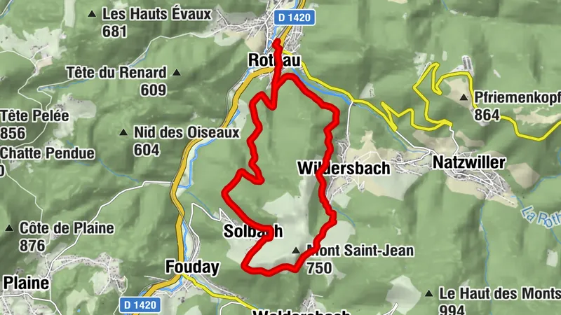 Circuit rando C15 : Autour du col de la Perheux