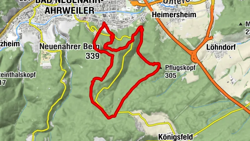 Auf Waldwegen und Aussichtstürmen in Bad Neuenahr