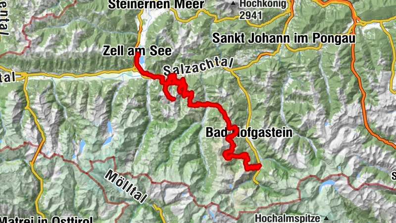 Bad Gastein - Hirschkopf - Archenkopf - Innenstadt