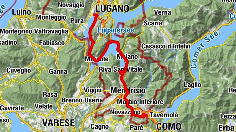 Nord–Süd-Route: Melide – Chiasso