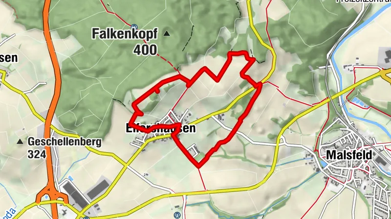 Wanderweg EL1: Sieben-Ortsteile-Blick